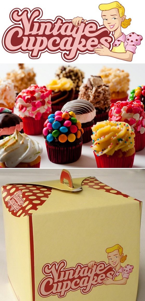 e cupcakes em vintage Vintage comprar goiania Cupcakes:  adorar para