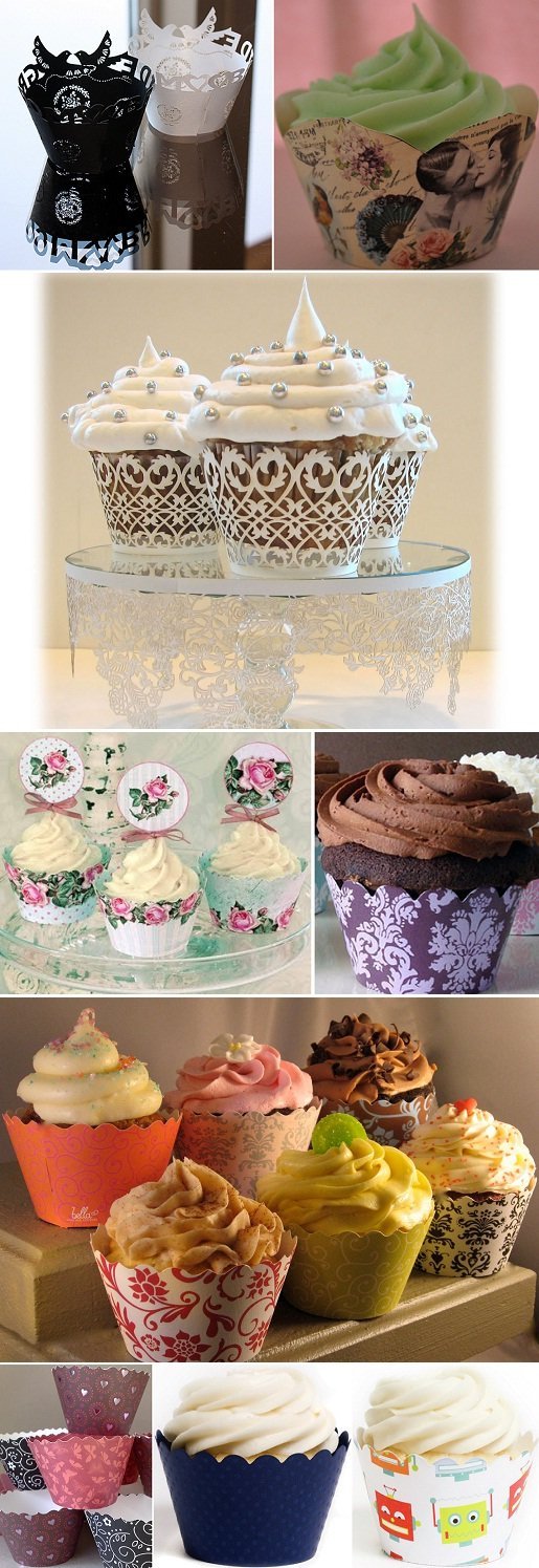 Acessórios para cupcakes - wrappers